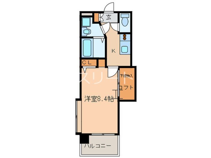 アクタス薬院大通り 間取り図