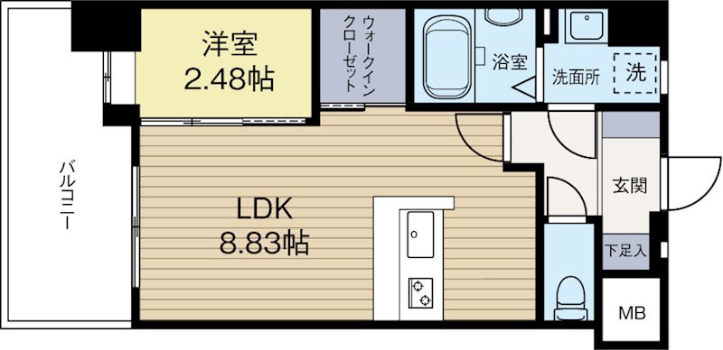 ザシダーハウスバイサヴォイ 702号室 間取り