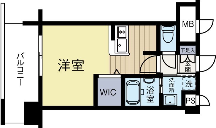 エンクレスト博多駅南STREET 1404号室 間取り