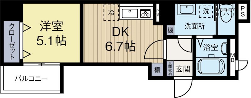 ＣＰＢＳ 1003号室 間取り