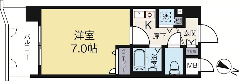 ライオンズマンション平尾第２ 間取り