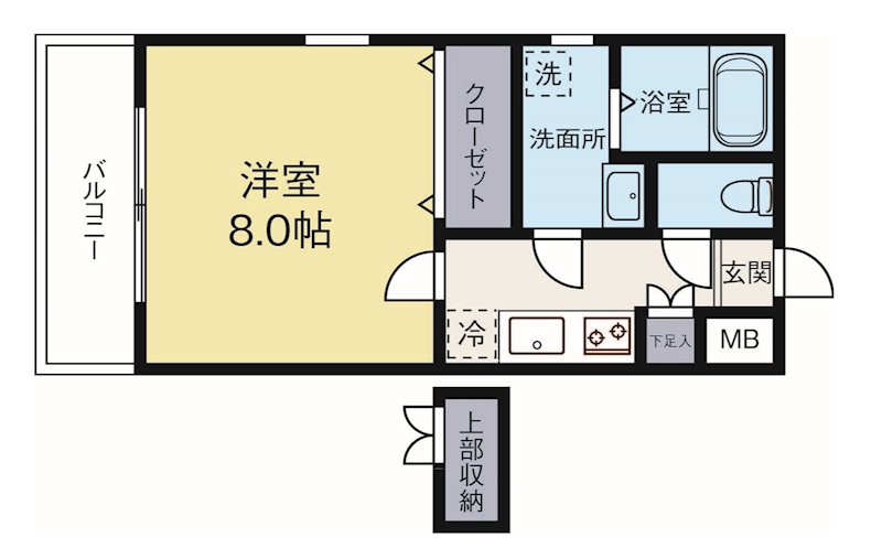 クレスティアステージア天神  間取り図