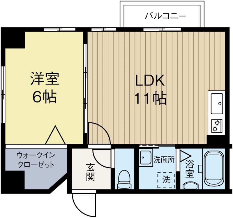 GRANDEUR住吉壱番館 1201号室 間取り