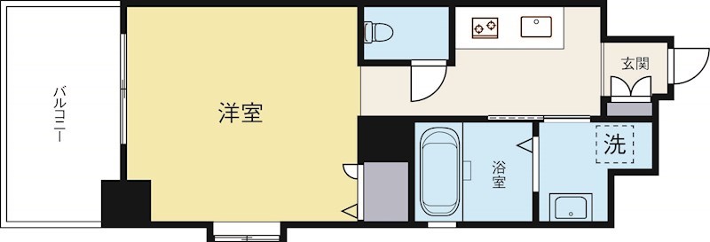 GRAIN FLATS 303号室 間取り