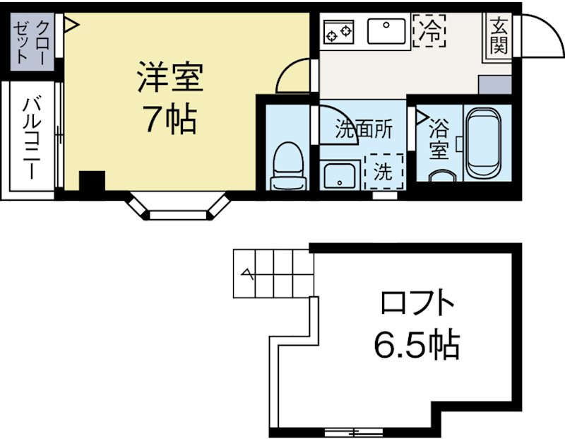 イルグラッツィア美野島2 間取り図