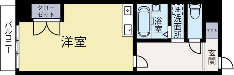 博多Ｖビル 302号室 間取り
