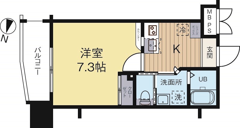 サヴォイマキシマイズ博多ステーション 間取り図