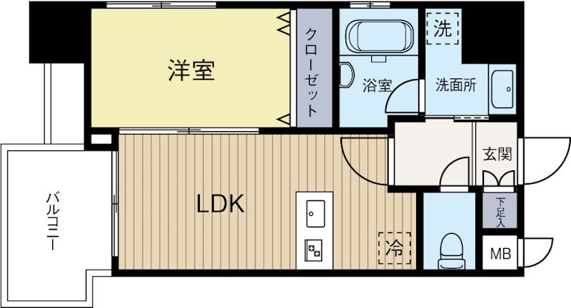 プライムアーバン博多 501号室 間取り