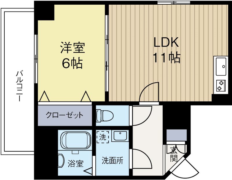 GRANDEUR住吉壱番館 402号室 間取り