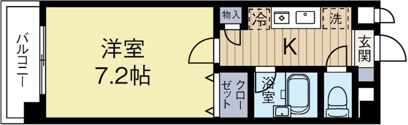 ボヌールドガリオン 201号室 間取り