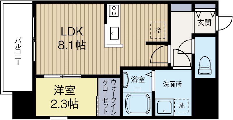 アレム吉塚 1002号室 間取り