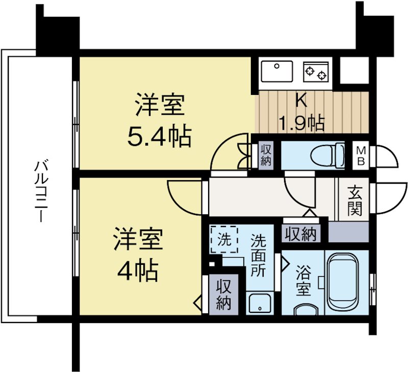 アルティザ博多プレミア 205号室 間取り