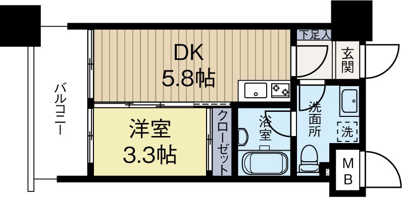 ルネッサンス21博多 間取り図