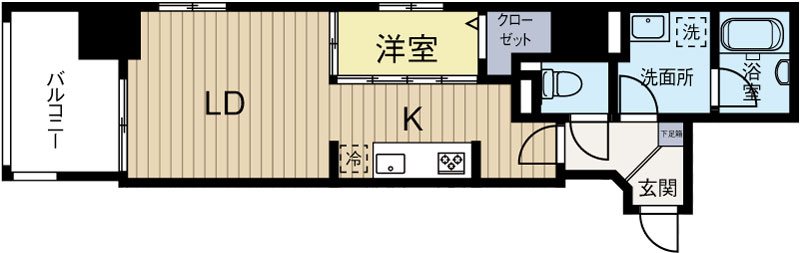 サニークレスト赤坂 302号室 間取り