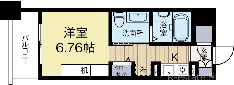 フェルト627 504号室 間取り