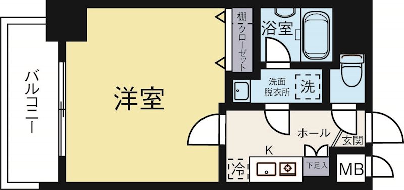 ピュアドームガーランド博多 間取り図