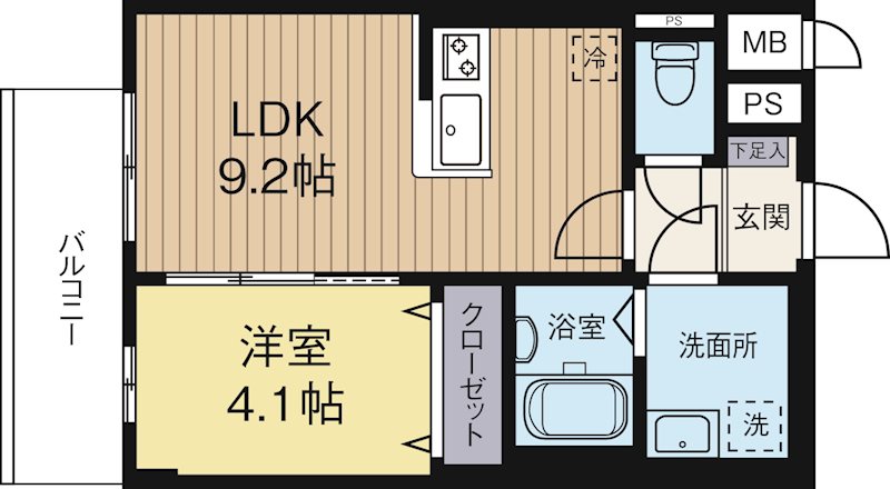 GR薬院 間取り図