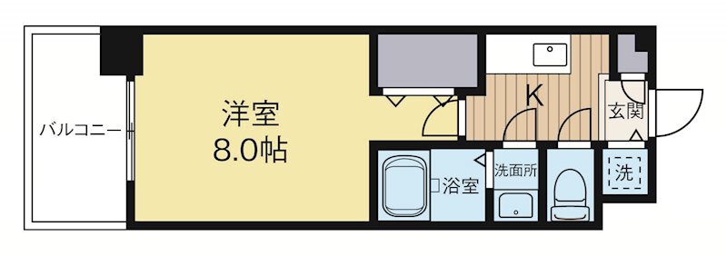 レシェンテヴィラ　東福岡 414号室 間取り