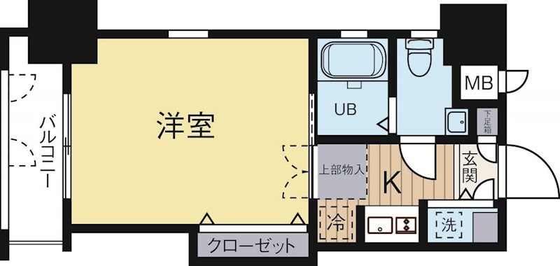 ダイナコート大濠公園ステーション 505号室 間取り