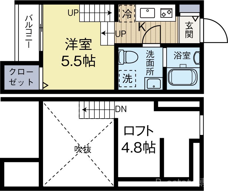ニューライフ博多駅東 102号室 間取り