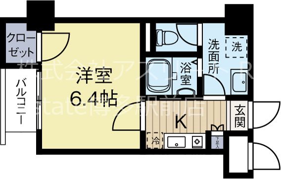 サクセス白金 202号室 間取り