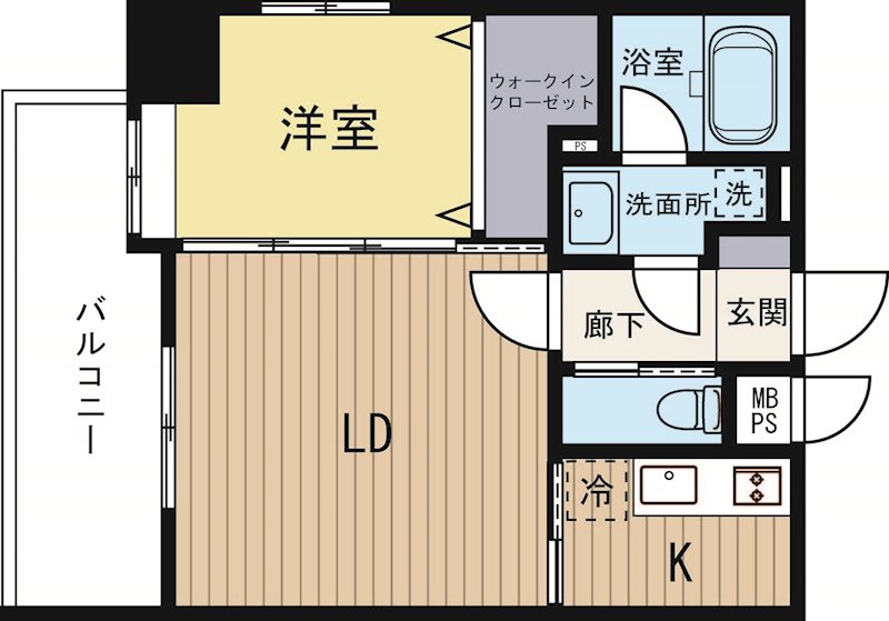 ネストピア呉服町 903号室 間取り