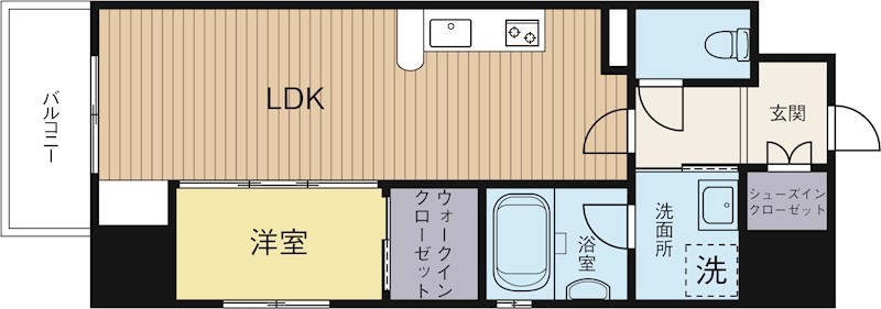 サニークレスト山王公園 1102号室 間取り