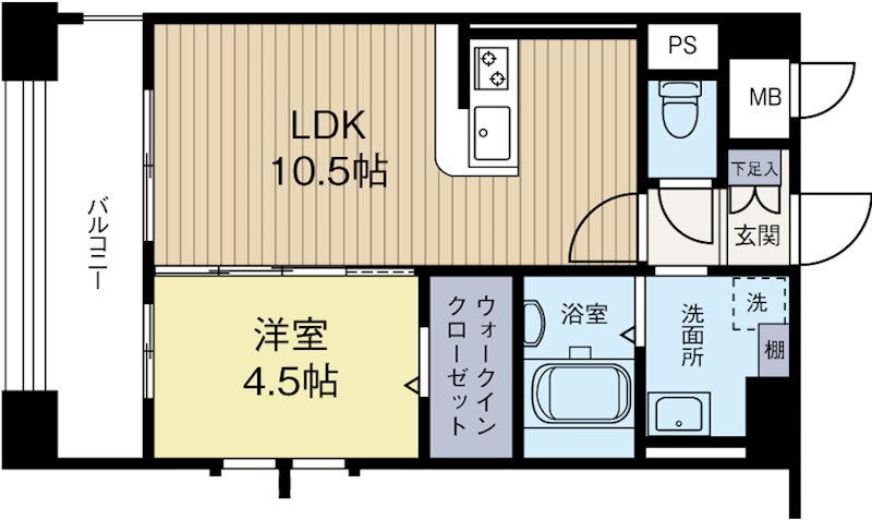 アイクリエイト 901号室 間取り