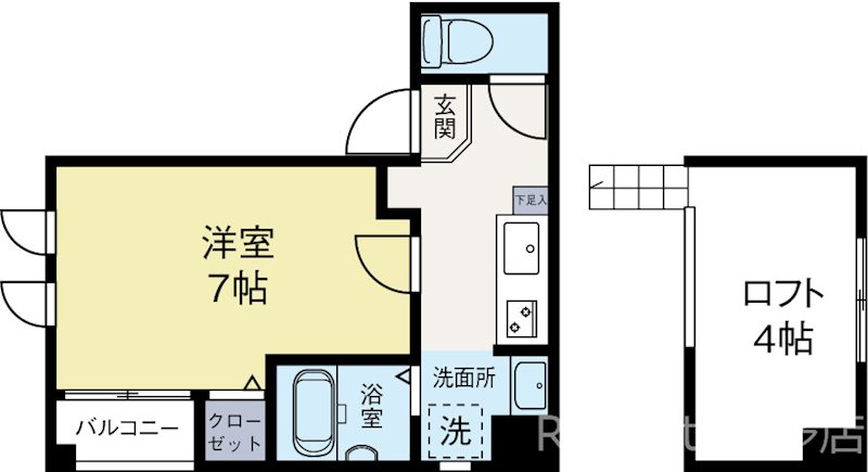 イルグラッツィア薬院大通り 203号室 間取り