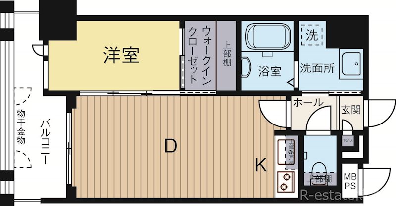 ピュアドームアドニス吉塚 703号室 間取り