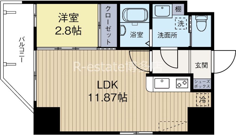 ウインステージ箱崎2 間取り図