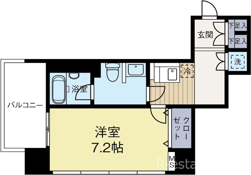ナビールコート白金 1003号室 間取り