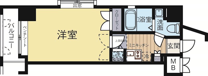 サヴォイステーション 301号室 間取り