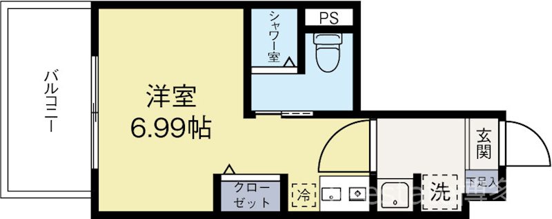 モダンパラッツォ天神東ニューロ 間取り図