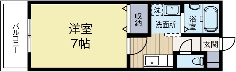 Aレガート博多駅 103号室 間取り