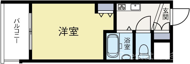 セントラルスクエア渡辺通 間取り図