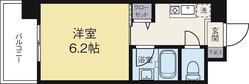 アバンダント21 1004号室 間取り
