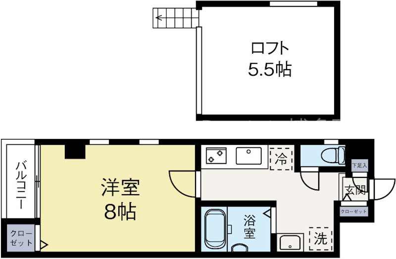 イルグラッツィア博多駅前1 402号室 間取り