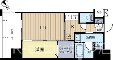 エンクレスト県庁前 間取り図