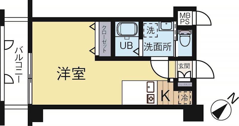 サヴォイエンポリウム 304号室 間取り