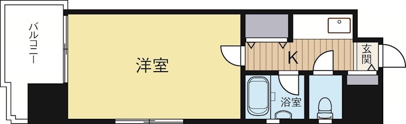 リファレンス東公園2 707号室 間取り