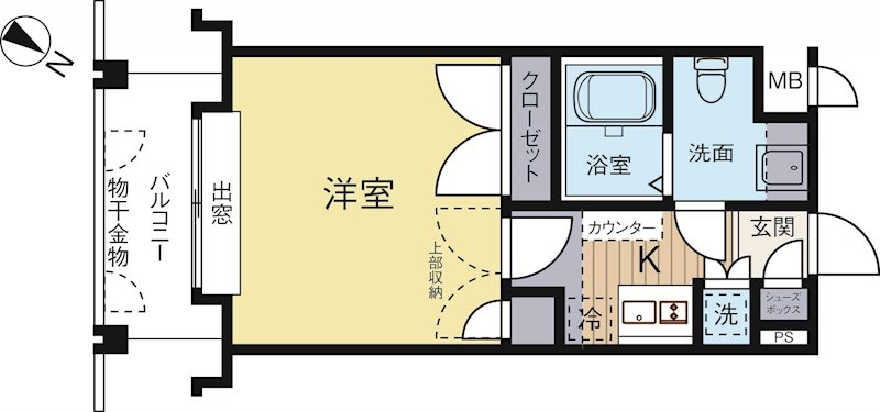 ダイナコートエスタディオ大濠公園2 303号室 間取り