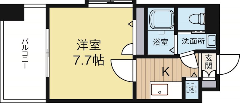 サヴォイエリート 601号室 間取り