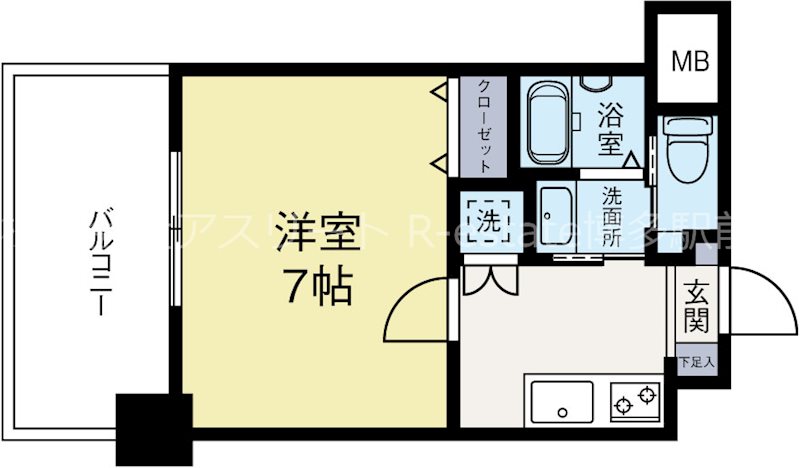 サヴォイルカサブランカ 504号室 間取り