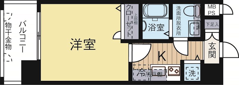 ピュアドーム博多エッセンシア 602号室 間取り