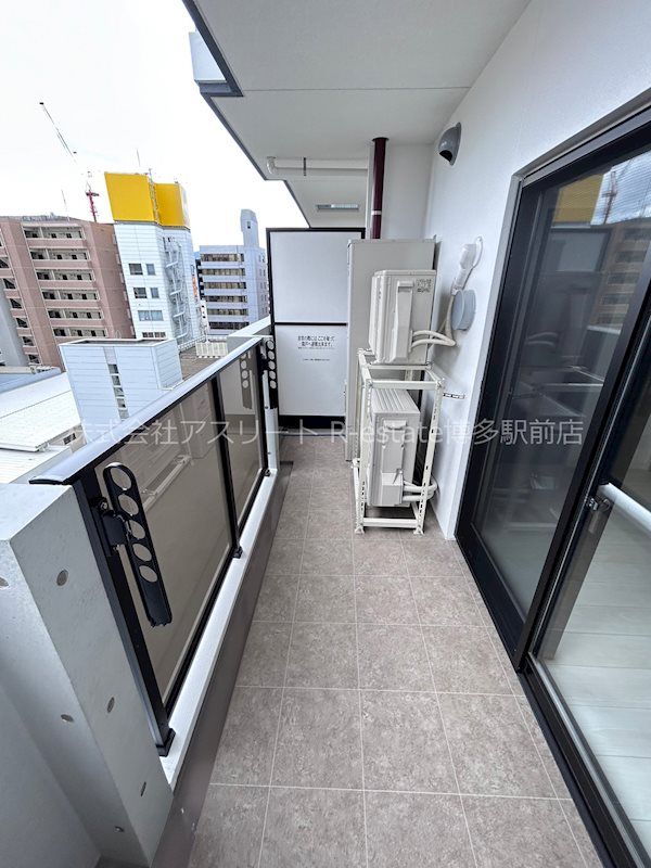 ドゥバーグ渡辺通 ベランダ