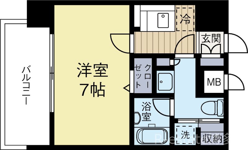ナビールコート白金 702号室 間取り