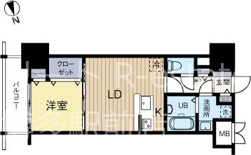 エンクレスト吉塚駅前2 1105号室 間取り