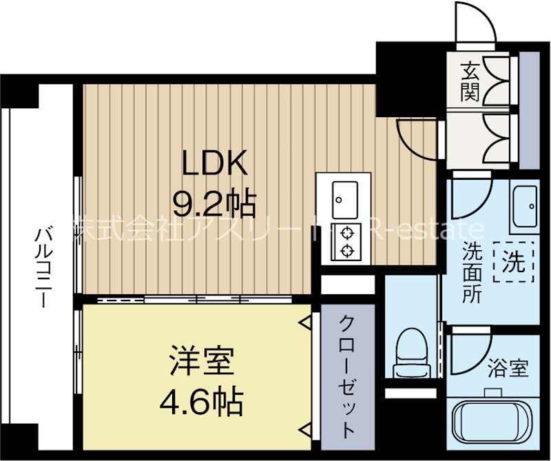 ビータコモダ博多 401号室 間取り