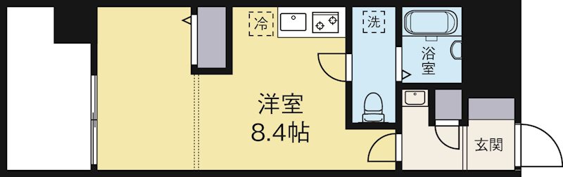 ラセット博多 908号室 間取り